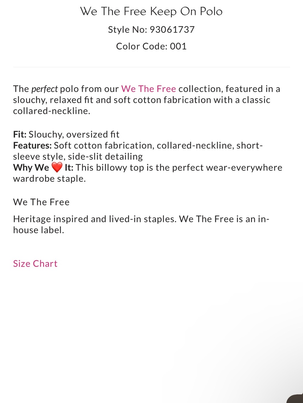Free People We The Free Keep On Polo - Picture 3 of 6